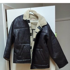 Free People Sammy Cozy Reversible Coat